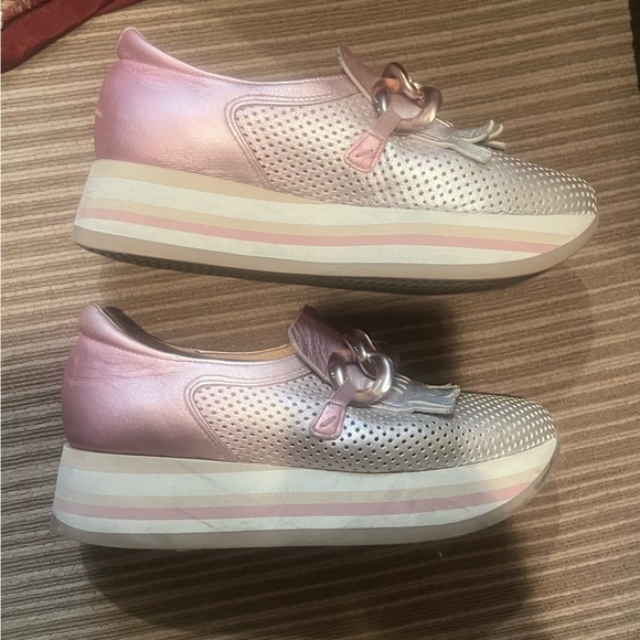 Softwaves Women's Pink and Silver Loafers Arch Support 36.5 - Picture 5 of 10